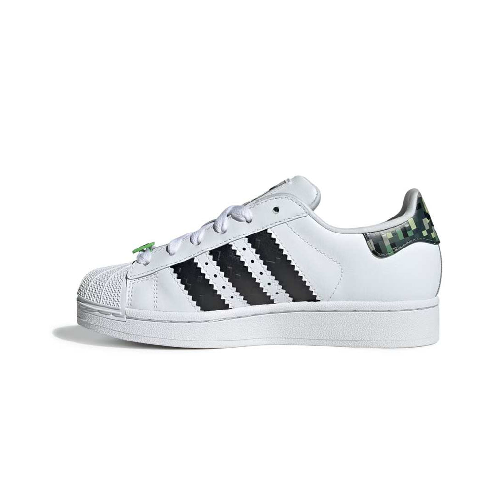 adidas - Kids' (Junior) adidas Superstar II x Minecraft Shoes (JQ8749)