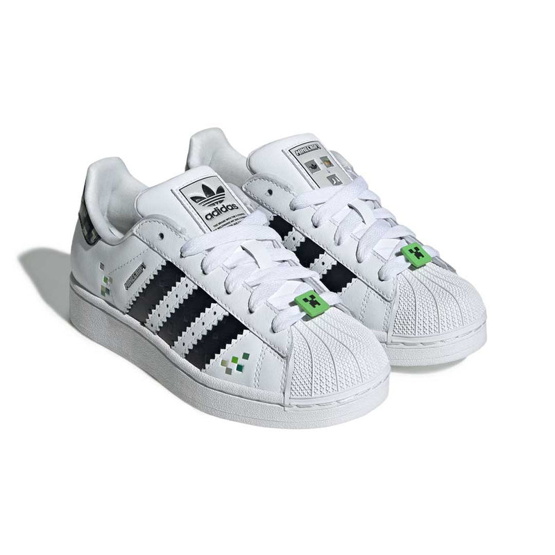 adidas - Kids' (Junior) adidas Superstar II x Minecraft Shoes (JQ8749)