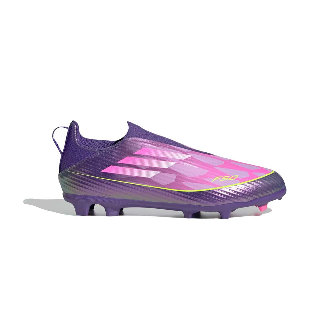 adidas - Kids' (Preschool & Junior) F50 League Laceless Firm/Multi