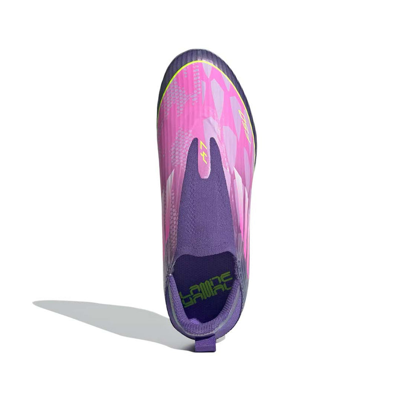 adidas - Kids' (Preschool & Junior) F50 League Laceless Firm/Multi Ground Soccer Cleats (JQ9752)