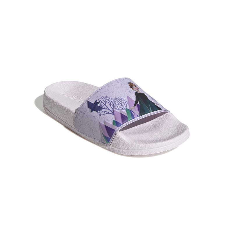 adidas - Claquettes de douche adidas x Disney Frozen Adilette pour enfants (préscolaire) (GY5418) 