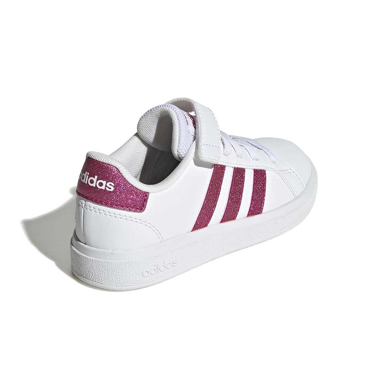 adidas - Kids' (Preschool) Grand Court Elastic Lace Shoes (GX7159)