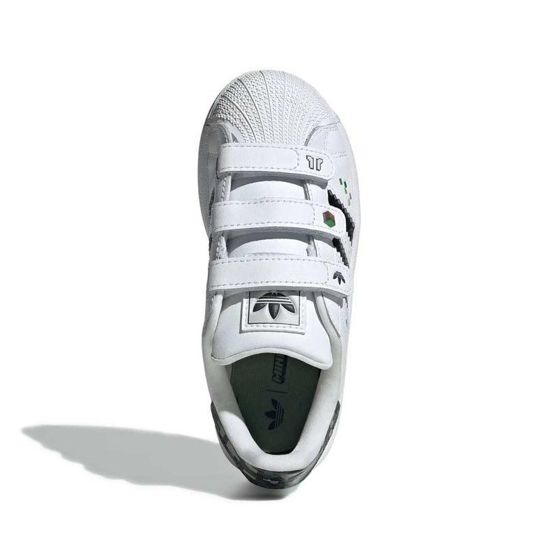 adidas - Kids' (Preschool) adidas Superstar II x Minecraft Comfort Closure Shoes (JQ8748)