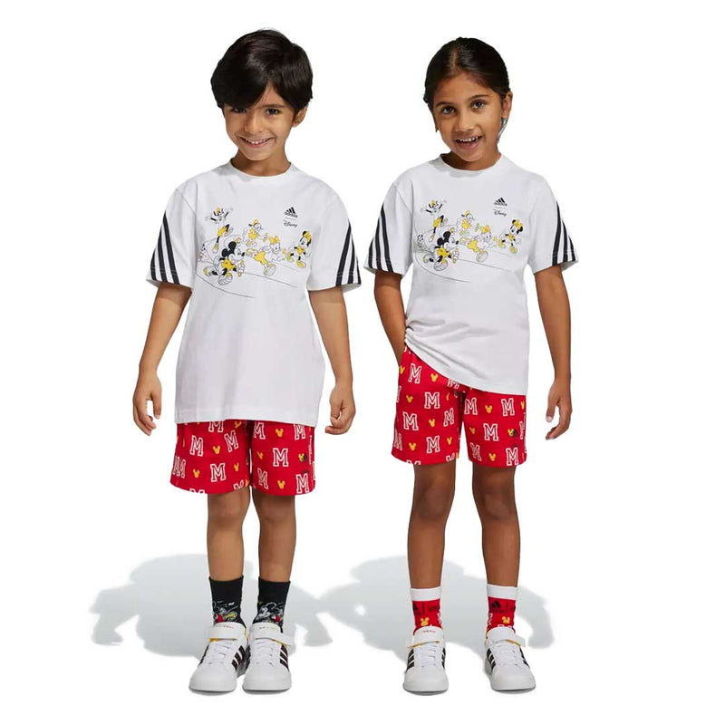 adidas - Kids' (Toddler & Junior) adidas x Disney Mickey Mouse T-Shirt & Shorts Set (HR9498)