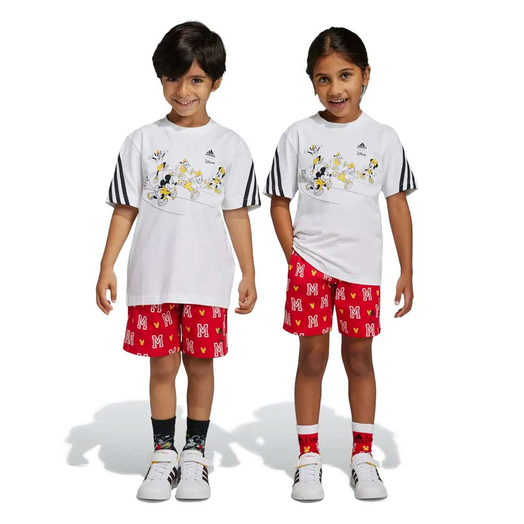 adidas - Kids' (Toddler & Junior) adidas x Disney Mickey Mouse T-Shirt & Shorts Set (HR9498)