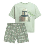 adidas - Kids' (Toddler & Junior) adidas x Disney Star Wars Mandalorian Shorts & T-Shirt Set (JF3648)