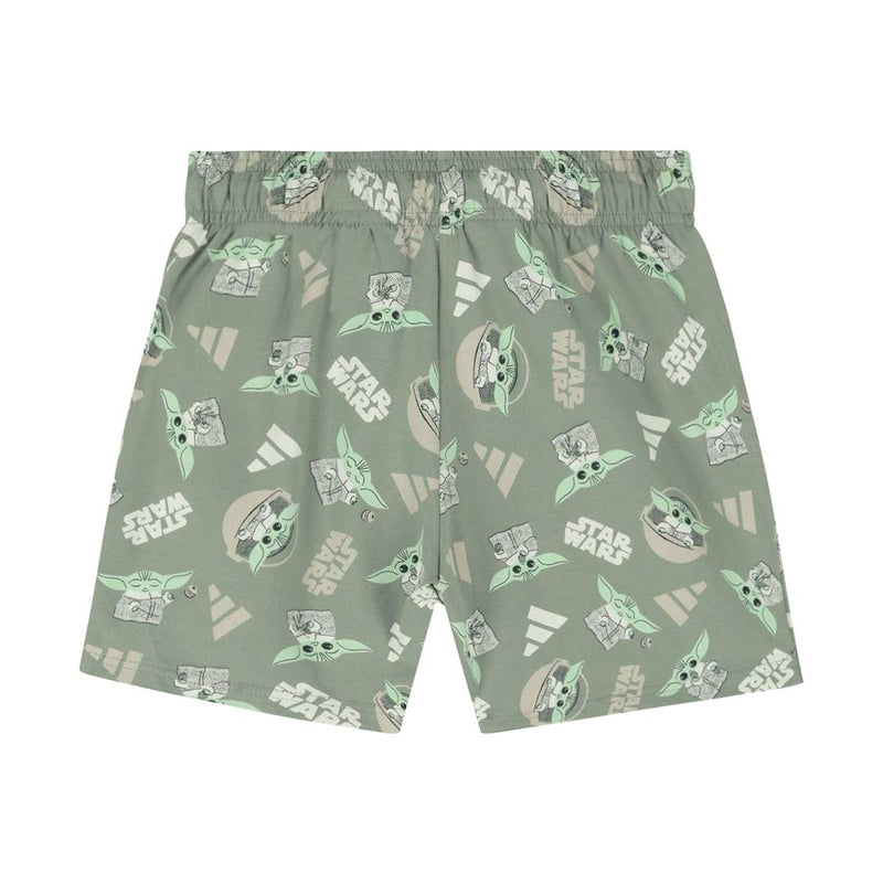 adidas - Kids' (Toddler & Junior) adidas x Disney Star Wars Mandalorian Shorts & T-Shirt Set (JF3648)
