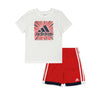 adidas - Kids' (Toddler) Cycle T-Shirt & Shorts Set (IU7493)