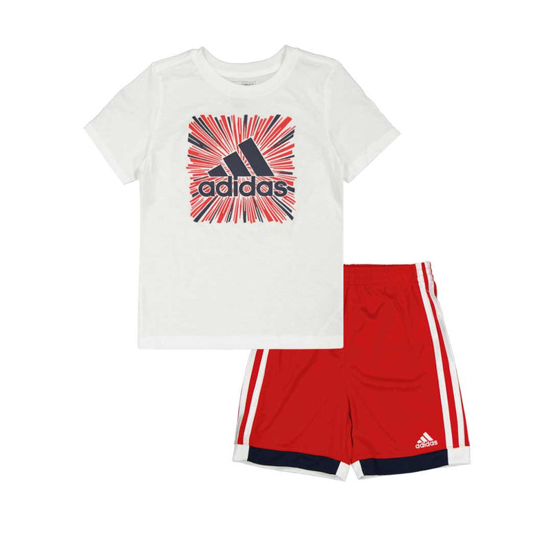 adidas - Kids' (Toddler) Cycle T-Shirt & Shorts Set (IU7493)