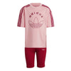adidas - Girls' (Toddler) Graphic Cycling T-Shirt & Shorts Set (IY9529)