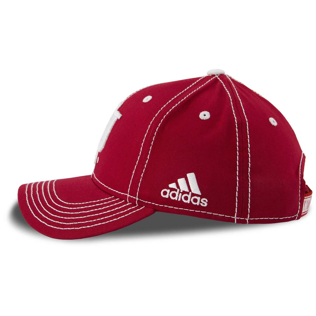 adidas - Casquette réglable structurée Indiana Hoosiers pour enfants (jeunes) (R48D7M85) 