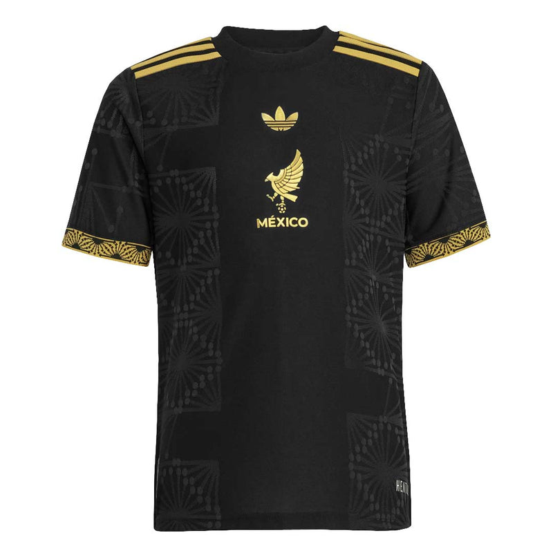 adidas - Kids' (Youth) Team Mexico 2025 Gold Jersey (JM2535)
