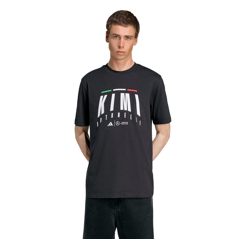 adidas - Men's adidas x Mercedes - AMG Petronas Formula One Team Kimi Antonelli T-Shirt (JZ8910)