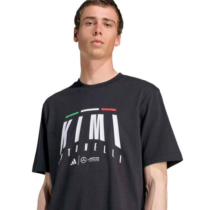 adidas - Men's adidas x Mercedes - AMG Petronas Formula One Team Kimi Antonelli T-Shirt (JZ8910)