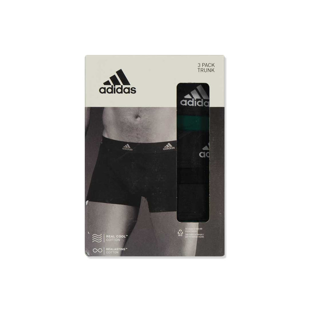 adidas - Men's 3 Pack Active Flex Cotton Trunk Briefs (IQ9545)