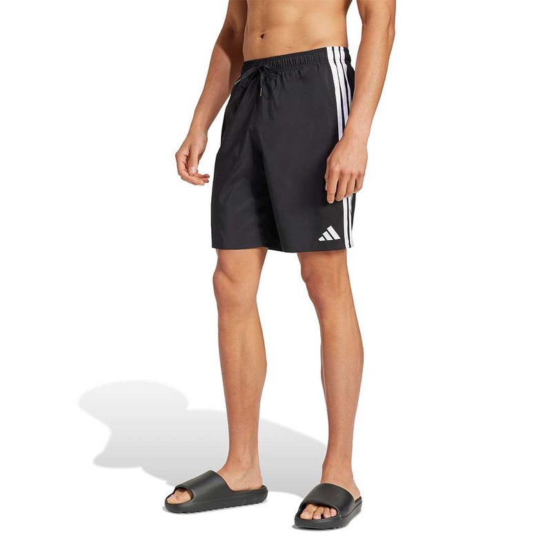 adidas - Men's 3-Stripes 8 Inch Swim Shorts (JG1030)