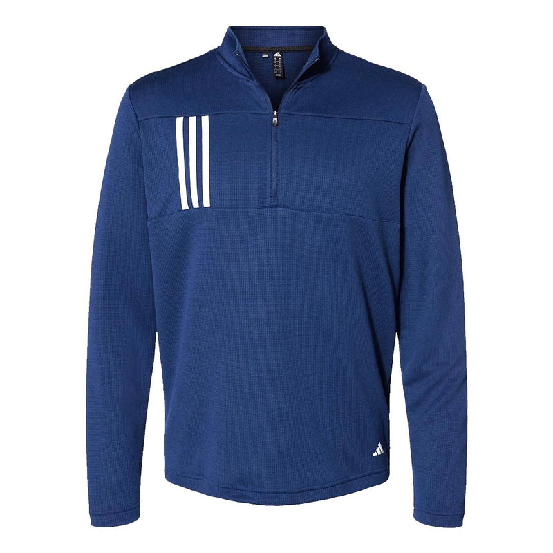 adidas - Men's 3-Stripes Double Knit 1/4 Zip Pullover (FR4847)