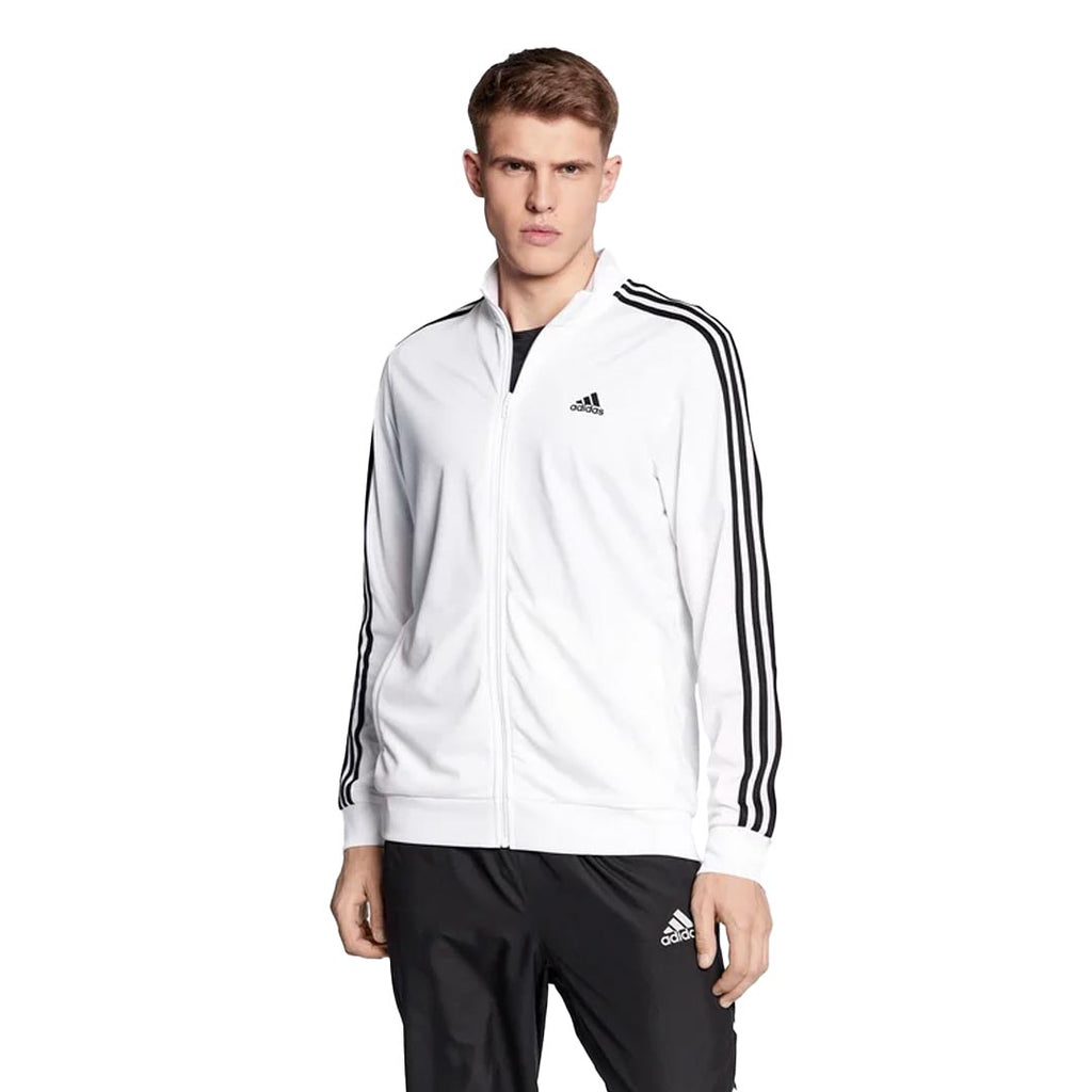 adidas - Haut de survêtement en tricot à 3 bandes pour hommes (H46102) 