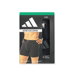 adidas - Men's Active Flex 2 Pack Cotton Boxer Brief (JK3969)