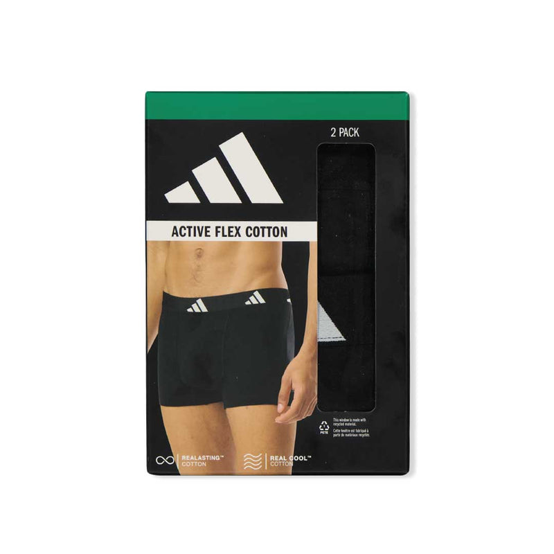 adidas - Men's Active Flex 2 Pack Cotton Trunks (JK7012)
