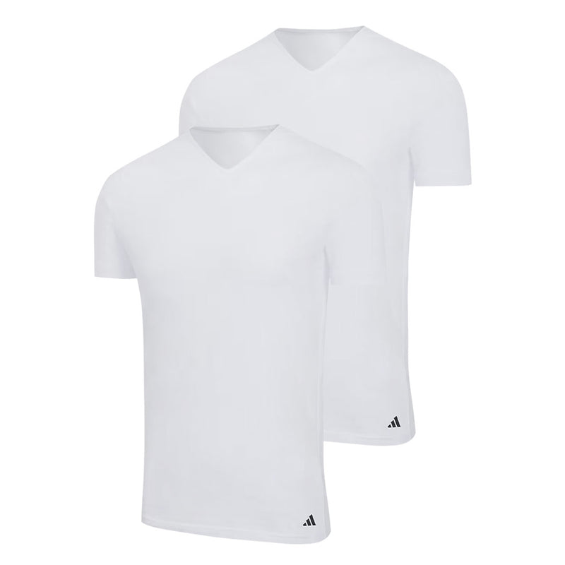 adidas - Men's Active Flex 2 Pack V-Neck T-Shirt (JK4018)