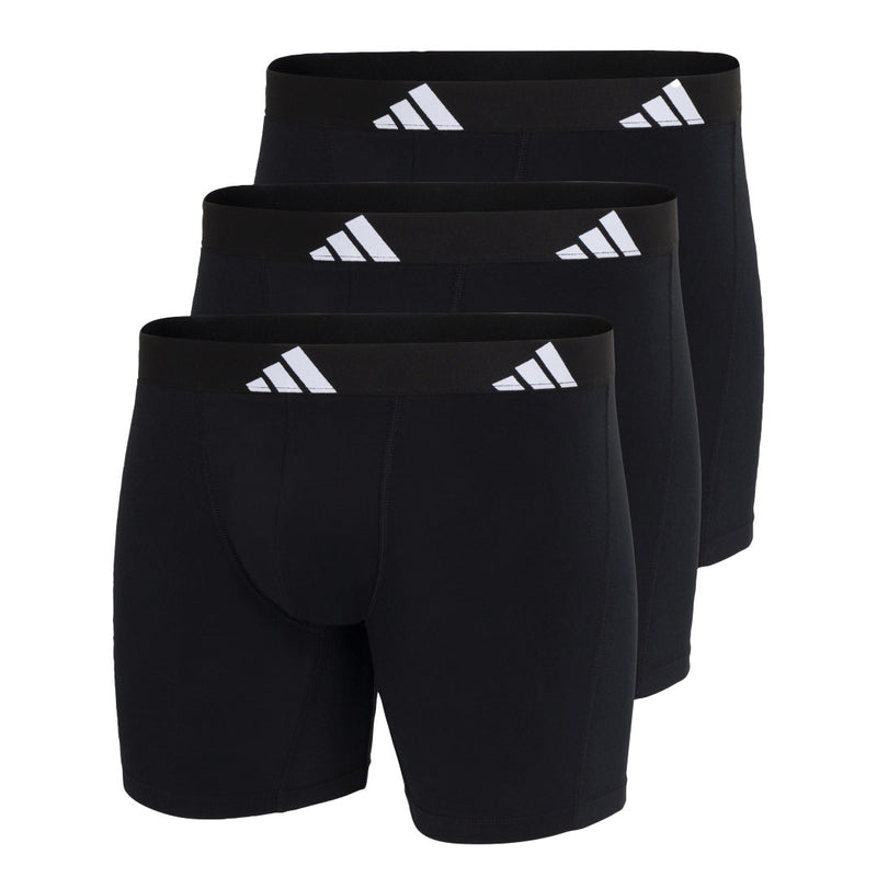 adidas - Men's Active Flex 3 Pack Cotton Boxer Brief (JK3961)