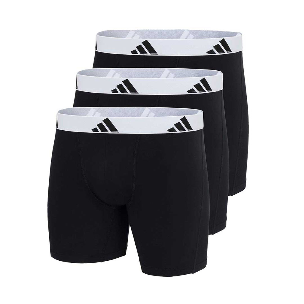 adidas - Men's Active Flex 3 Pack Cotton Boxer Brief (JK3962
