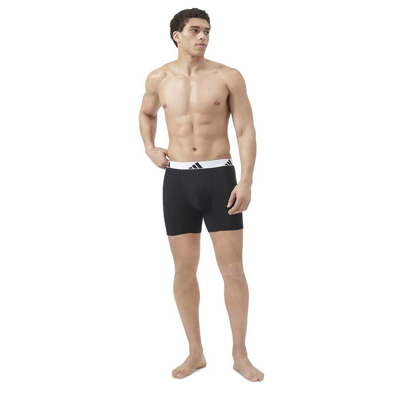 adidas - Men's Active Flex 3 Pack Cotton Boxer Brief (JK3962)