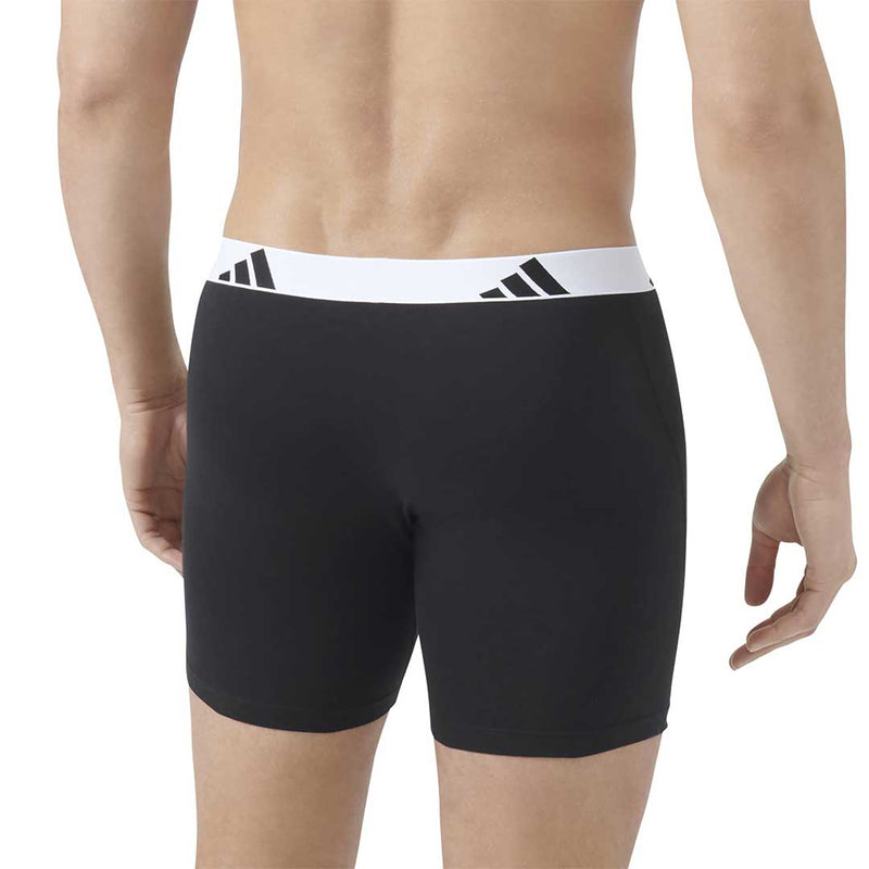 adidas - Men's Active Flex 3 Pack Cotton Boxer Brief (JK3962)