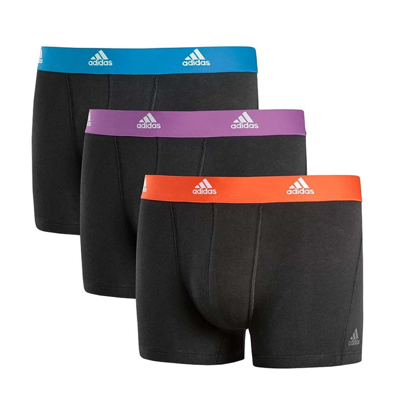 adidas - Men's Active Flex 3 Pack Cotton Trunks (4A1M02 071)