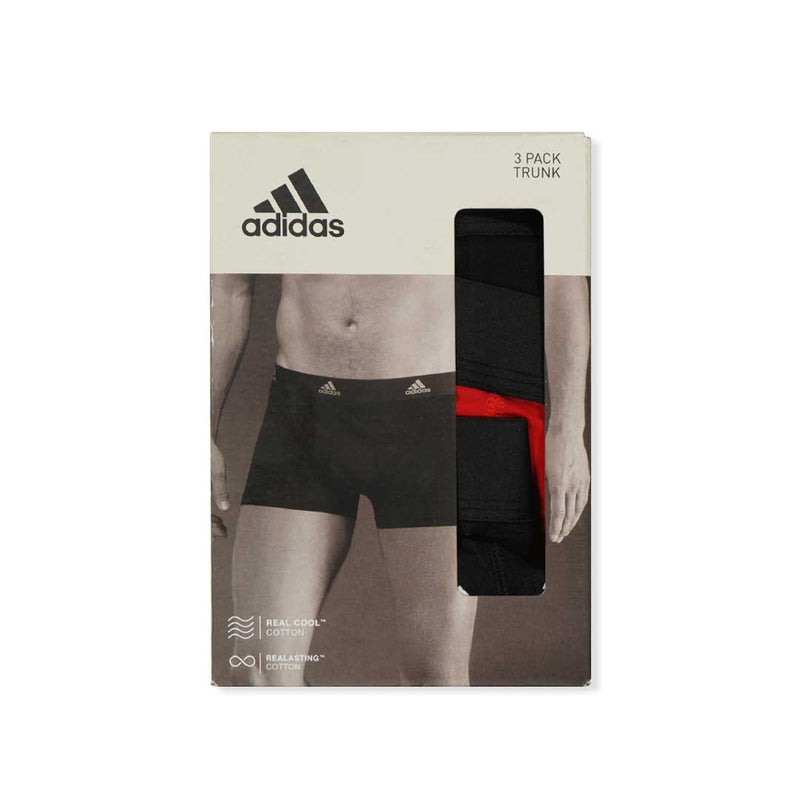 adidas - Men's Active Flex 3 Pack Cotton Trunks (4A1M02 908)