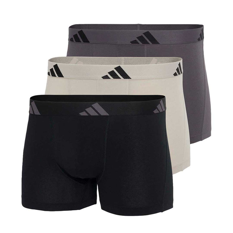 adidas - Men's Active Flex 3 Pack Cotton Trunks (JK3948)