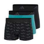 adidas - Men's Active Flex Cotton 3 Pack Trunks (JL3390)