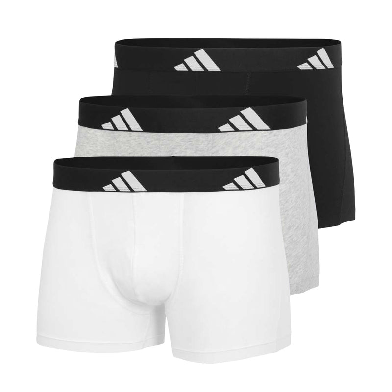 adidas - Men's Active Flex Cotton 3 Pack Trunks (JK3953)