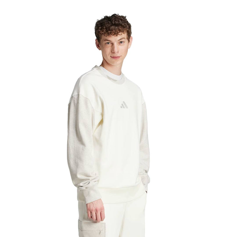 adidas - Men's All SZN French Terry Colorblock Crew Sweatshirt (JN9488)
