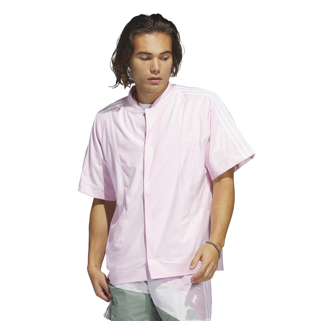 adidas - Haut de baseball à boutons-pression pour homme (IC5554) 