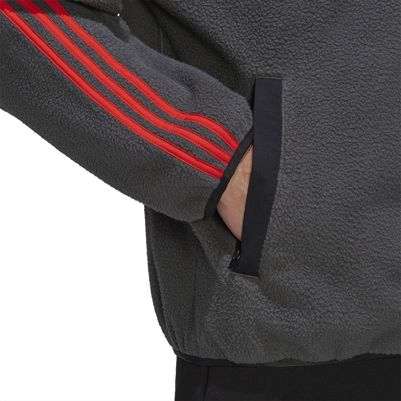 adidas - Men's Bayern Munich Lifestyler Fleece Full Zip Jacket (HF1343)