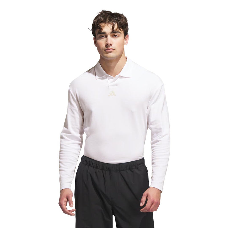 adidas - Men's Beyond The Course Long Sleeve Loose Fit Polo (JN3037)