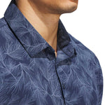 adidas - Men's Blue Ultimate365 Mesh Print Polo (IL0568)