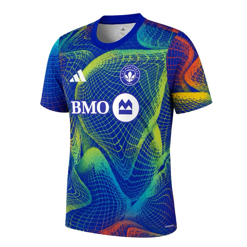 adidas - Men's CF Montreal MLS Pre-Match Short Sleeve Jersey (JZ5366)