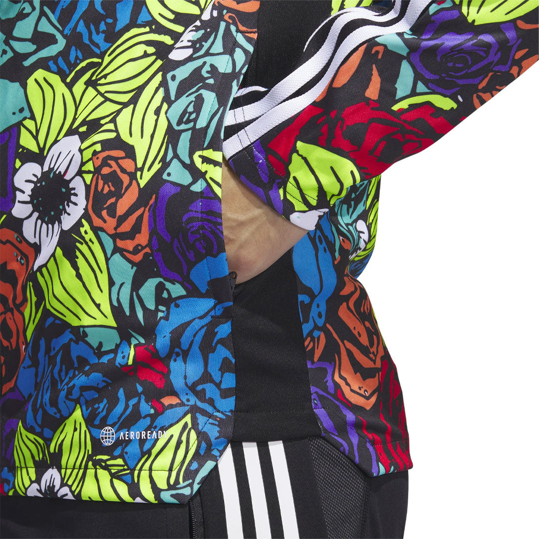 Adidas Men s CF Montreal Tiro Floral Soccer Jacket HK2303 Multi L