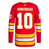 adidas - Men's Calgary Flames Authentic Jonathan Huberdeau Home Jersey (IN0842)