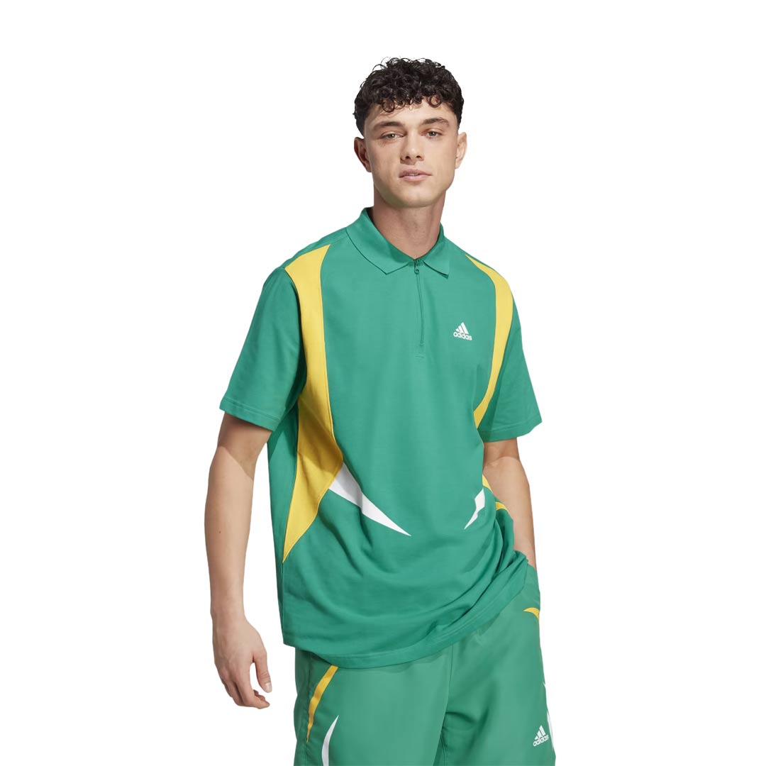 トップス Colorblocked Soccer Polo XL adidas Novelty Colorblock Primegreen Golf Polo Shirt