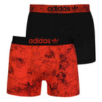 adidas - Men's Comfort Flex Cotton 2 Pack Print Boxer Brief (IU8658)