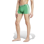 adidas - Men's Comfort Flex Cotton 3-Stripes 3 Pack Trunks (IU8634)