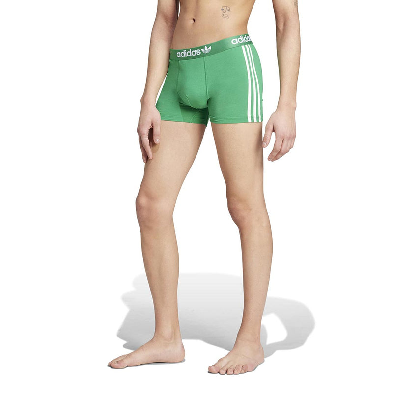 adidas - Men's Comfort Flex Cotton 3-Stripes 3 Pack Trunks (IU8634)