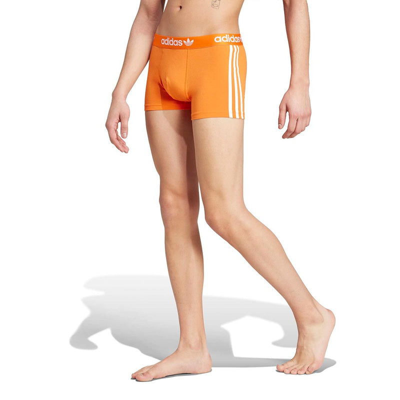 adidas - Men's Comfort Flex Cotton 3-Stripes 3 Pack Trunks (IU8634)