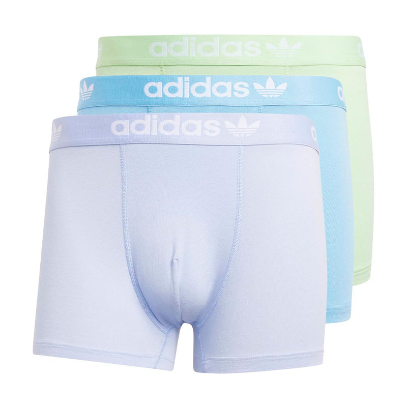adidas - Men's Comfort Flex Cotton 3-Stripes 3 Pack Trunks (IU8638)