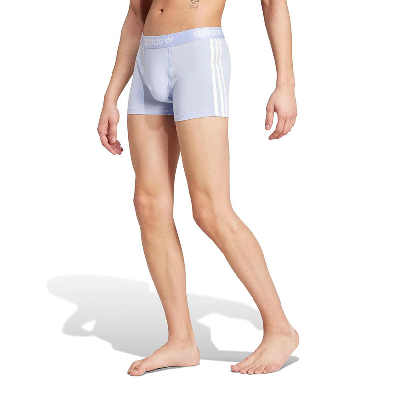 adidas - Men's Comfort Flex Cotton 3-Stripes 3 Pack Trunks (IU8638)