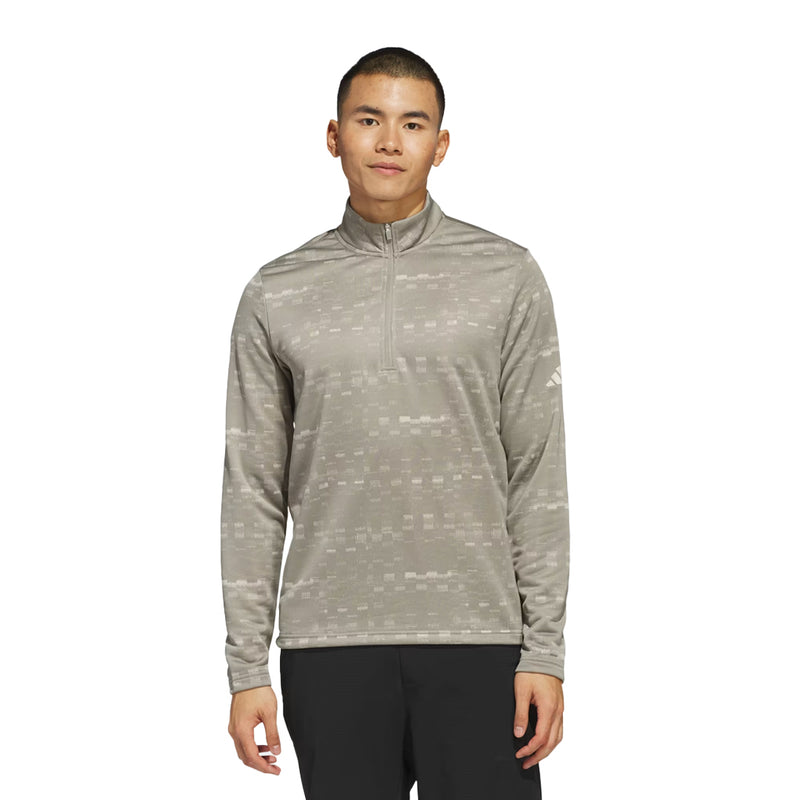 adidas - Men's Core Printed 1/4 Zip Pullover Sweatshirt (JJ1717)